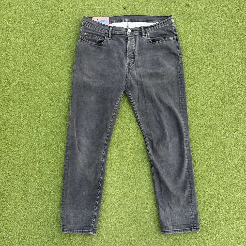 Acne Studios Black Mece Bla Konst Jeans Pants - Size 34x32